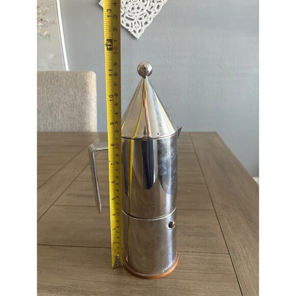 Alessi La Conica Expresso Coffee Makers H: 9" made Italy - Picture 12 of 12